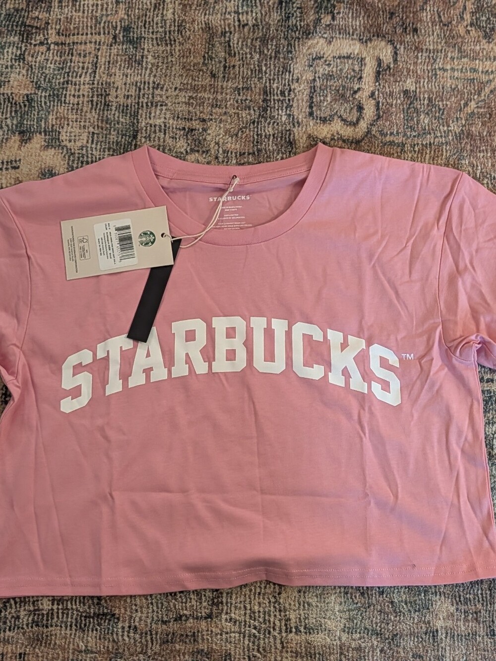 Starbucks Pink Drink Crop Top - Women's S